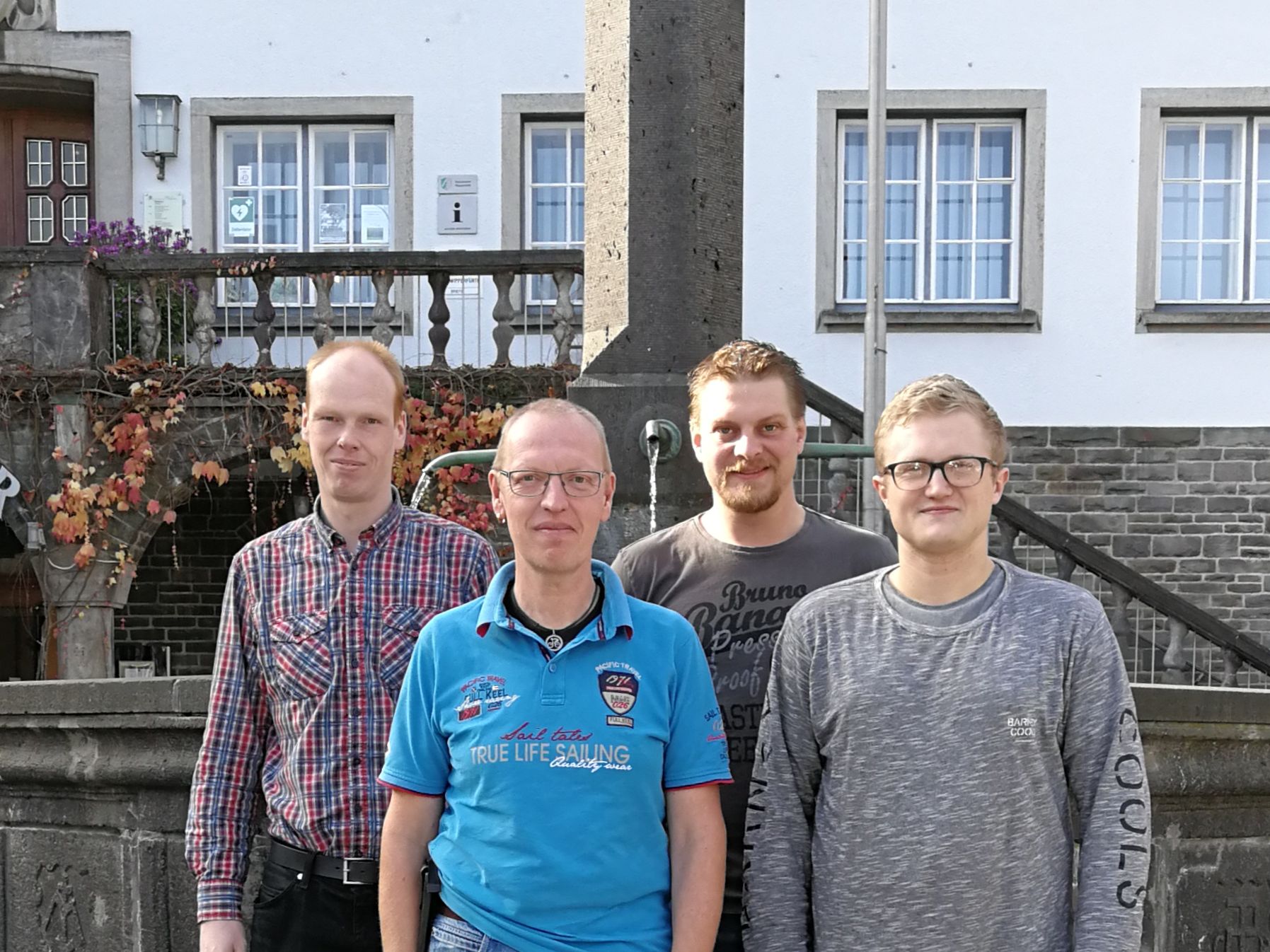 von links: Sven Vandiken, Michael Schmitz, Christoph Blechmann, Matthias Schorre