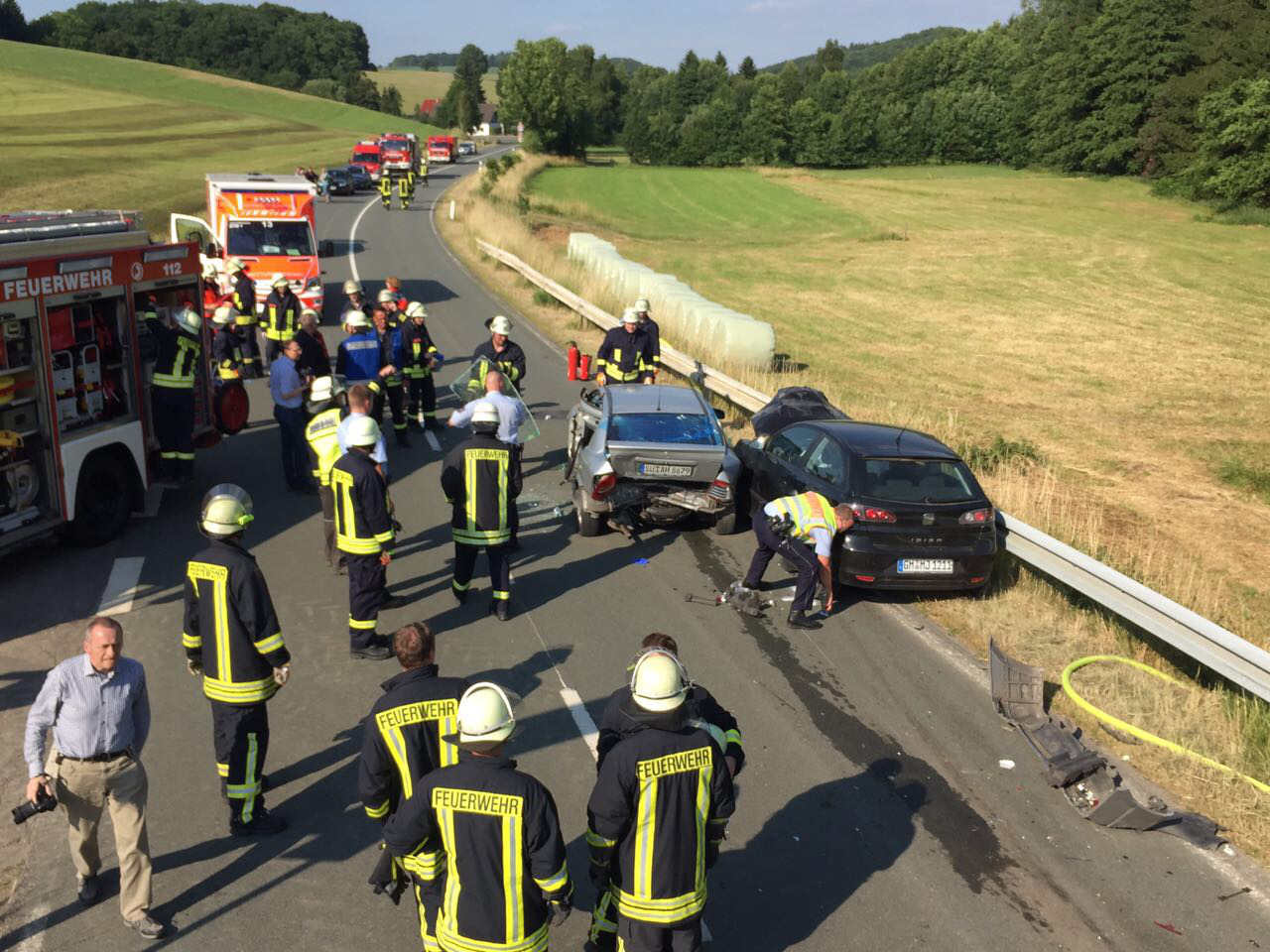 Verkehrsunfall in Langensiefen