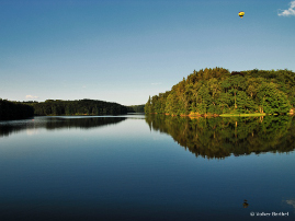 Blick auf die Neyetalsperre