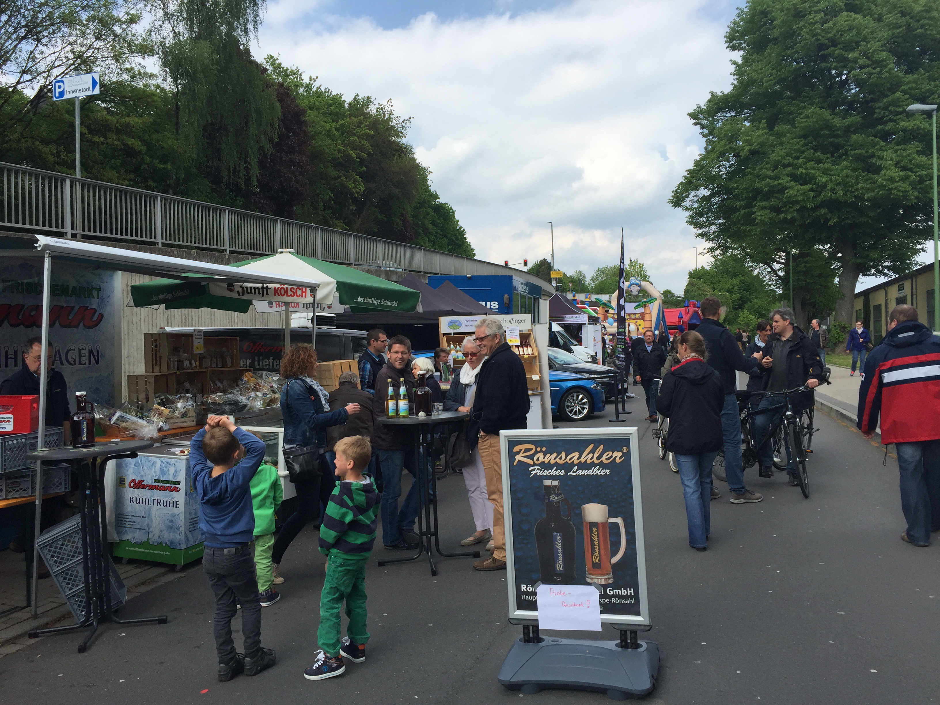 Wirtschaftsmesse 2015 vor der Alten Drahtzieherei in der Wupperstraße